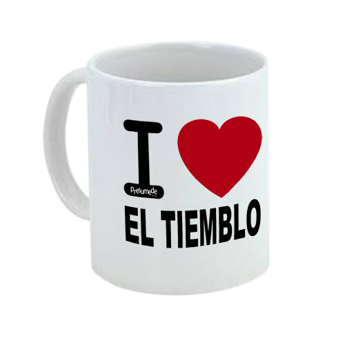 El Tiemblo (Ávila). Taza "I love".