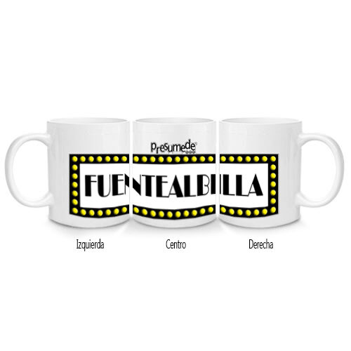 Fuentealbilla (Albacete). Taza "Broadway".