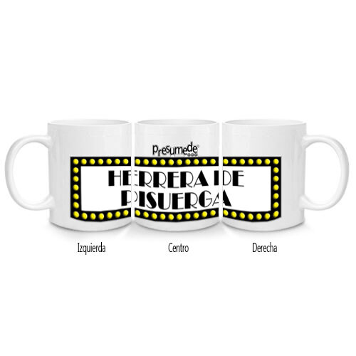 Herrera de Pisuerga (Palencia). Taza "Broadway".