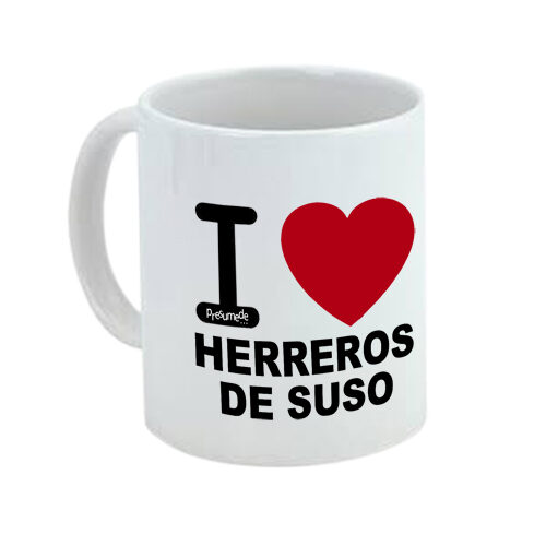 Herreros de Suso (Ávila). Taza "I love".