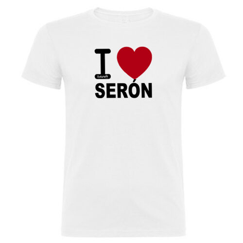 Serón (Almería). Camiseta "I love".
