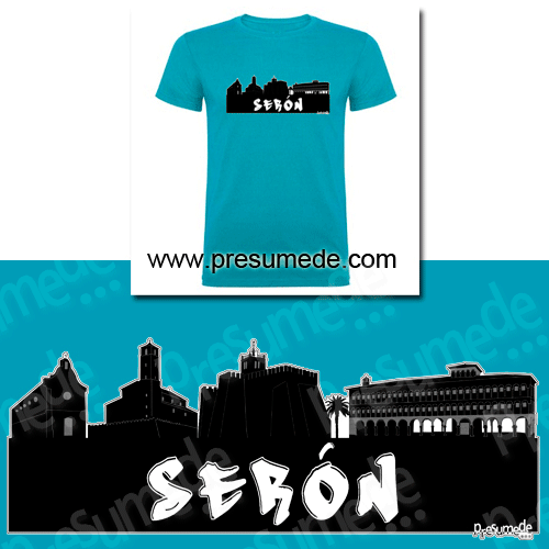 pueblo-camiseta-seron-almeria-skyline