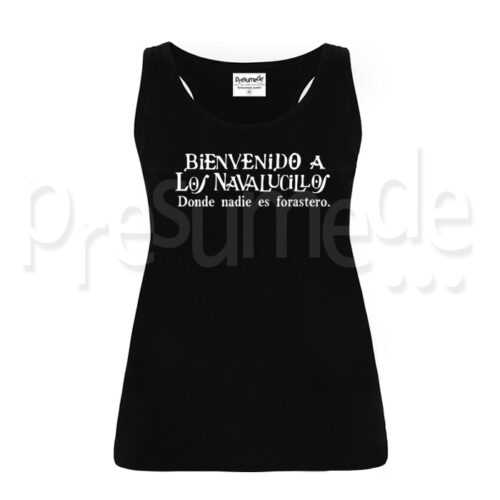 Camiseta "Bienvenido a Los Navalucillos. Donde nadie es forastero." Toledo.