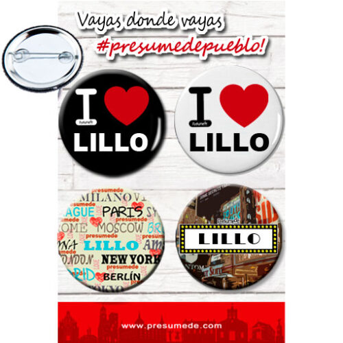 Pack 4 chapas de Lillo (Toledo)