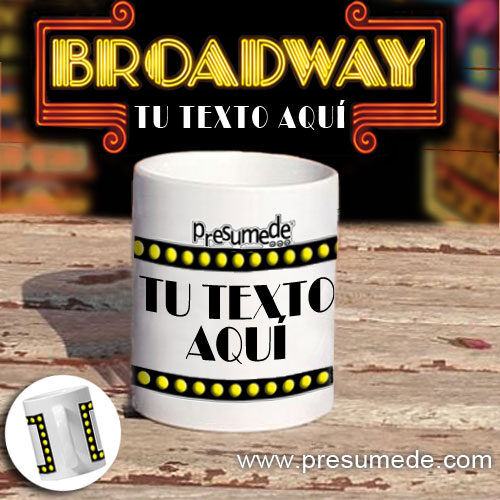 Taza personalizada BROADWAY