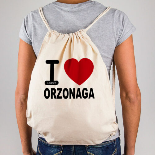 Mochila Orzonaga "I Love"