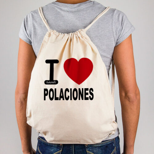 Mochila Polaciones "I Love"