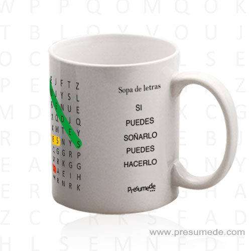 Taza con mensaje "Si puedes soñarlo..."