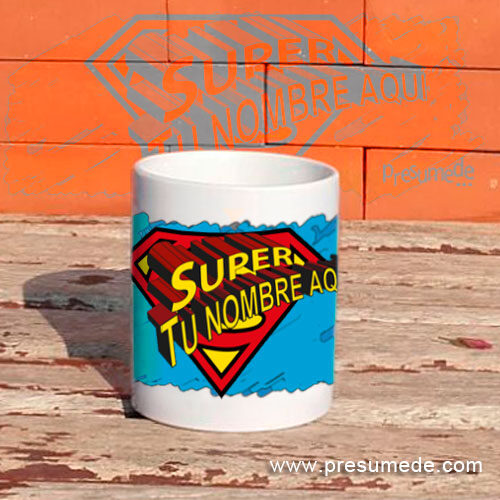 taza personalizada Super