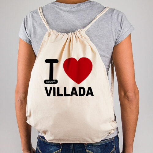 Mochila Villada "I Love"