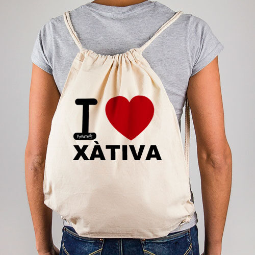 Mochila Xàtiva "I Love"