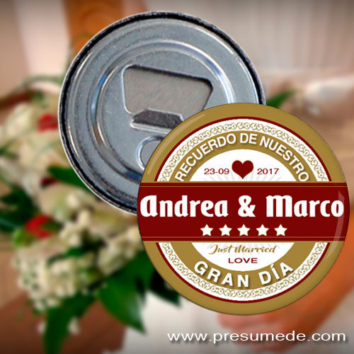 Abridores para boda Mahou