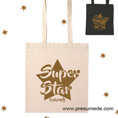 Bolsa de algodón SUPER STAR