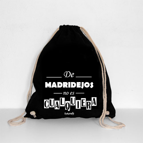 Mochila de Madridejos no es cualquiera color negro