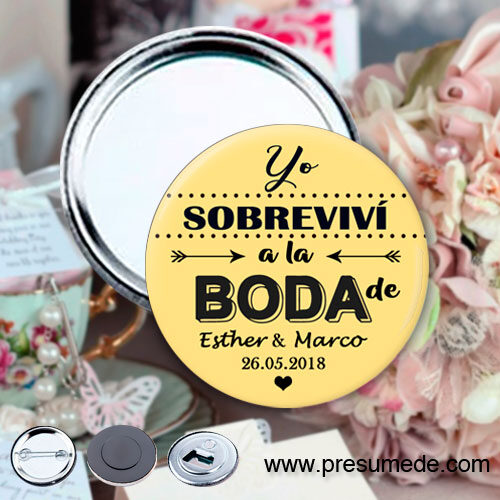 Espejos para boda yo sobreviví a la boda de