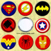Espejos fiesta superheroes