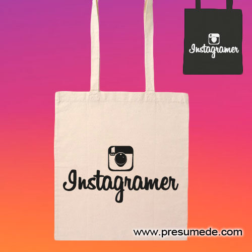 Bolsa de algodón Instagramer