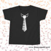 Camiseta infantil con corbata de teclado