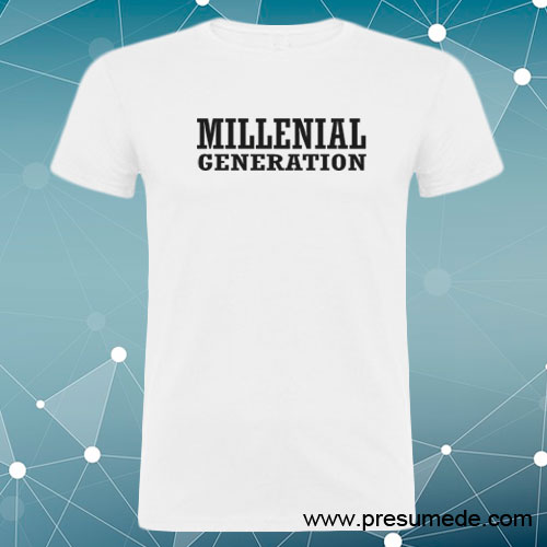 Camiseta millenial generation