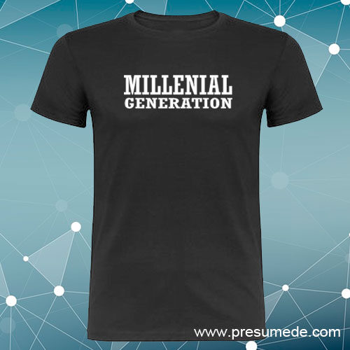 Camiseta millenial generation