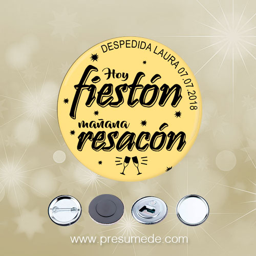 Chapas Para Despedidas Hoy Fieston Manana Resacon Presumede