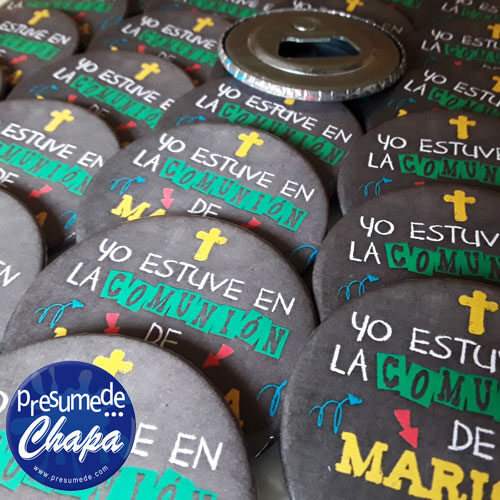 Chapas para comunión "PIZARRA TIZA" - Imagen 2