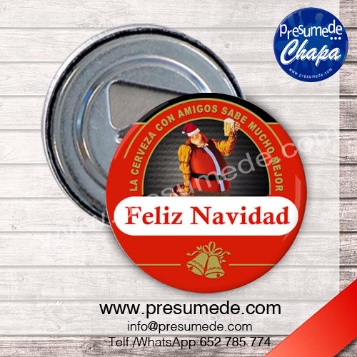 Abridores con imán para navidad cruzcampo