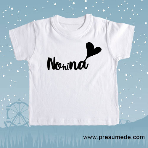 Camiseta no ni ná de niño color blanco