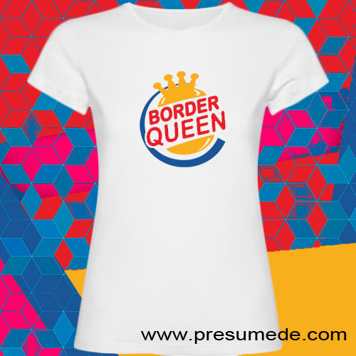Camiseta border queen