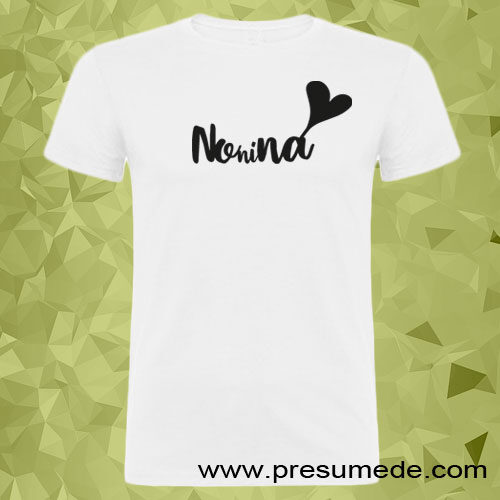 Camiseta no ni ná de hombre color blanco