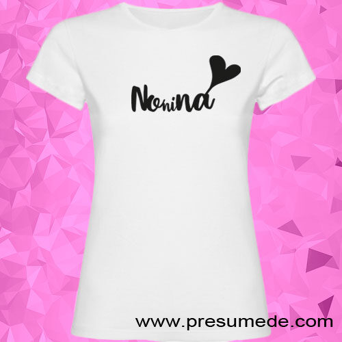 Camiseta no ni ná de mujer color blanco