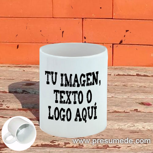 Taza personalizada con logo texto o imagen