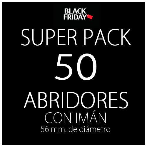 Pack black 50 abridores