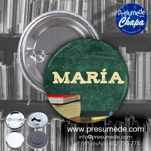 Chapas para profesores