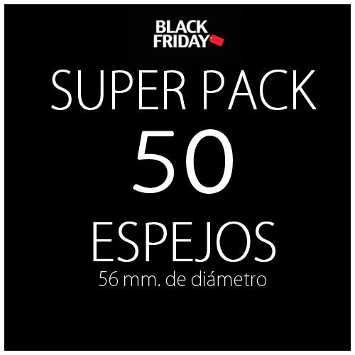 Pack black 50 espejos