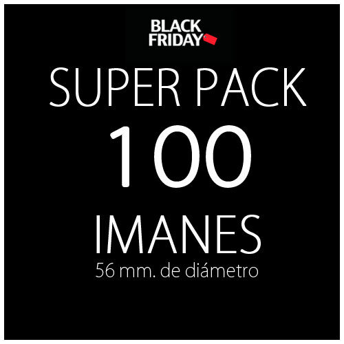 Pack black 100 imanes
