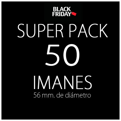 Pack black 50 imanes