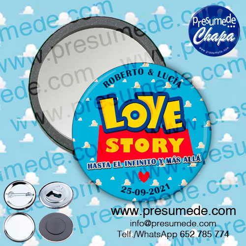 Espejos para boda love story