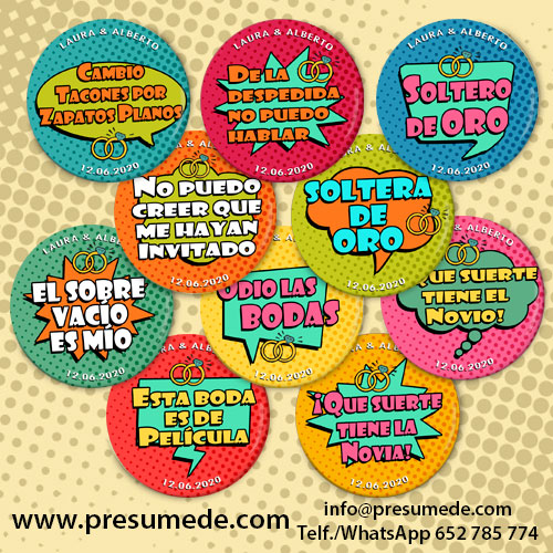 Chapas despedida frases variadas – M&I Complementos