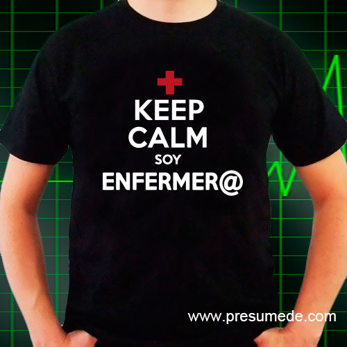 Camiseta keep calm soy enfermera