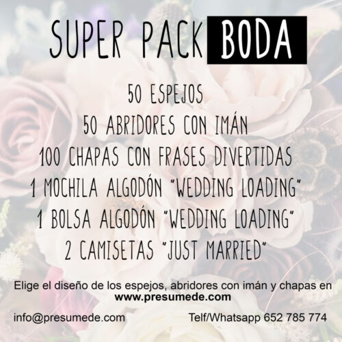 SuperPack para boda