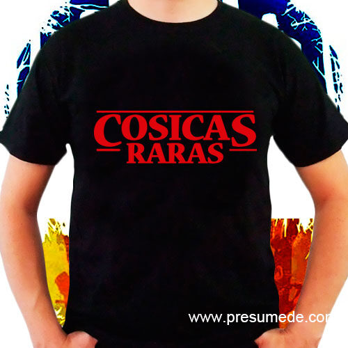 camiseta cosicas raras