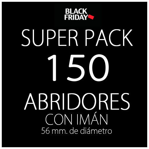 Pack black 150 abridores