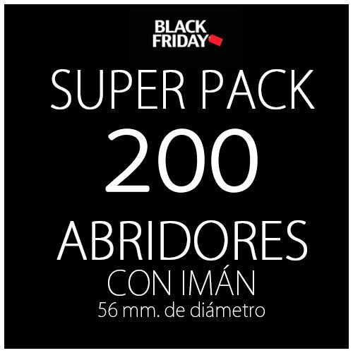 Pack black 200 abridores