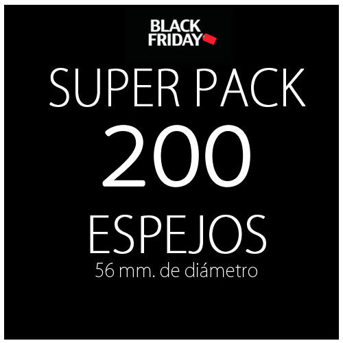 Pack black 200 espejos