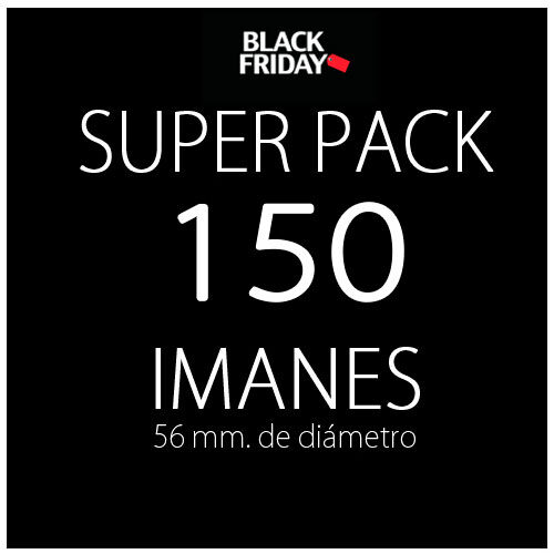 Pack black 150 imanes