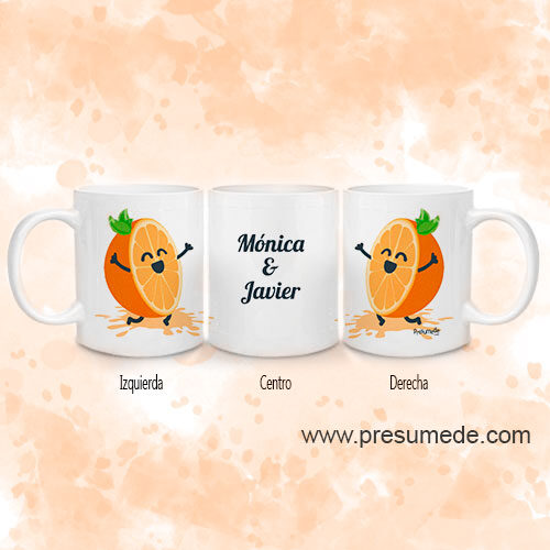 Taza media naranja