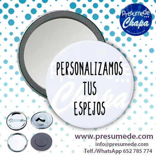 Espejos para boda personalizados