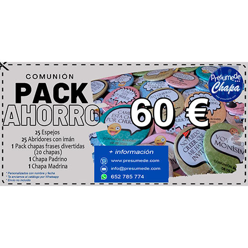 Pack ahorro para Comunión