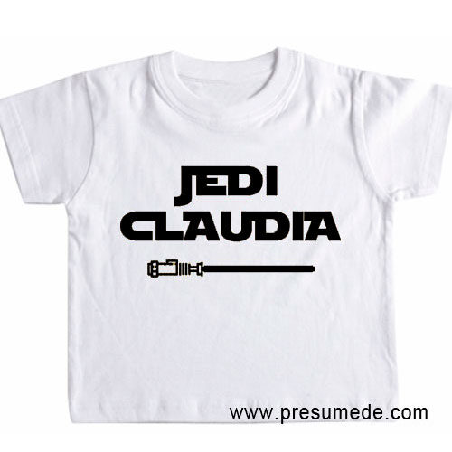 Camiseta JEDI personalizada para niños